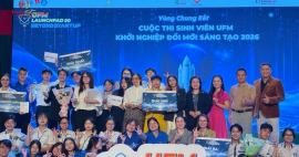 HUBSG GROUP ĐỒNG HÀNH CÙNG TRƯỜNG ĐẠI HỌC TÀI CHÍNH-MARKETING TẠI VÒNG CHUNG KẾT UFM LAUNCHPAD 50 -...